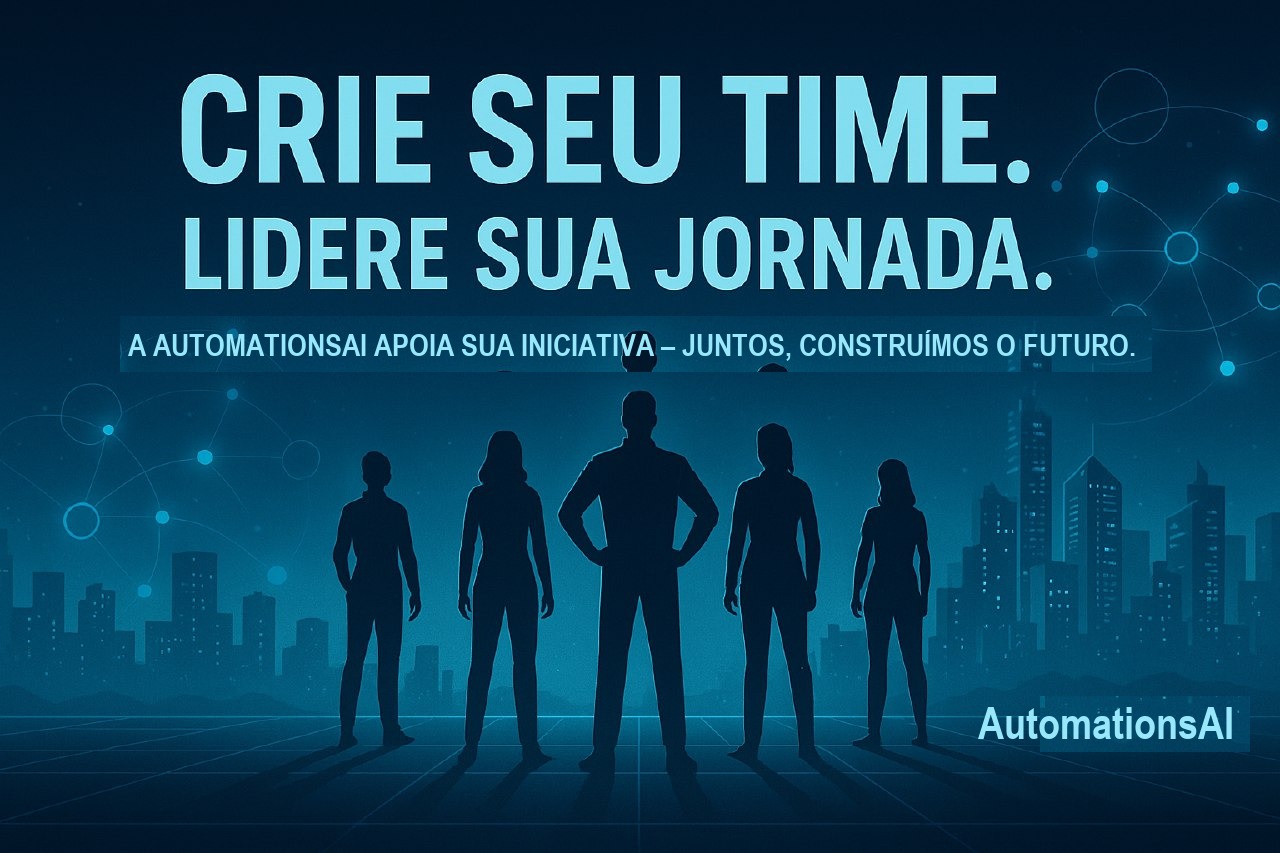 Crie seu time. Lidere sua jornada.